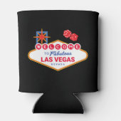素敵なラスベガストリップラスベガスサインへようこそ 缶クーラー (裏面)