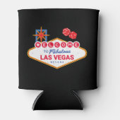 素敵なラスベガストリップラスベガスサインへようこそ 缶クーラー (正面)