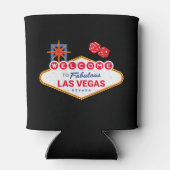 素敵なラスベガストリップラスベガスサインへようこそ 缶クーラー (裏面)