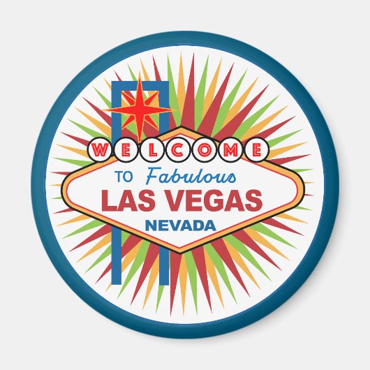 素敵なラスベガスネバダへようこそ マグネット (正面)