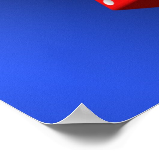 素敵なラスベガスブルーグローポスターへようこそ ポスター (角)