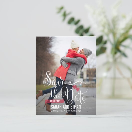 素敵なリクエスト日付はがきを保存 案内ポストカード (スタンド正面)