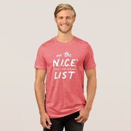 素敵なリストいけなのクリおもしろいスマス トライブレンドＴシャツ