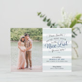 素敵なリストのクリスマス妊娠発表 シーズンカード (スタンド正面)