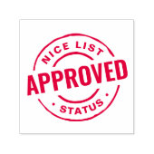 素敵なリストのステータスかわいい賢いクリスマス セルフインキングスタンプ (デザイン)