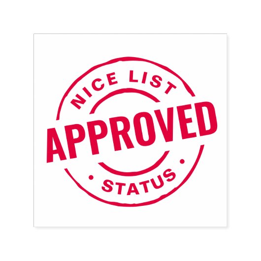 素敵なリストのステータスかわいい賢いクリスマス セルフインキングスタンプ (デザイン)