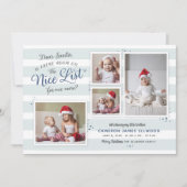 素敵なリストの部屋クリスマス誕生のお知らせ シーズンカード (正面)