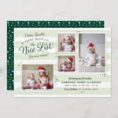 素敵なリストの部屋クリスマス誕生のお知らせ シーズンカード (正面/裏面)