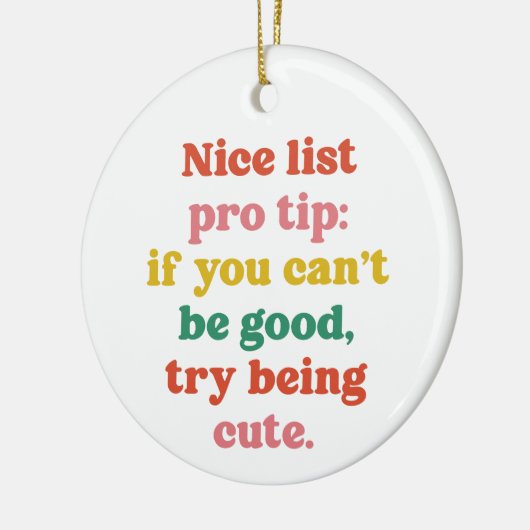 素敵なリストプロ先端かわいいペットおもしろいの写真クリスマス セラミックオーナメント (左)