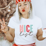 素敵なリストモダンクおもしろいラス Tシャツ<br><div class="desc">このスタイリッシュクリスマスシャツデザインは子供も大人も完璧だ。このホリデーシャツは完璧なクリスマスプレゼント、ストッキングのスタッファー、ホリデーギフトスワップまたはサンタからあなたのための特別なギフトを作る。</div>