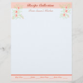 素敵なレシピとフローラ レターヘッド (正面)