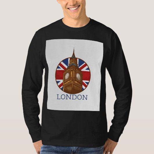 素敵なロンドンデザイン Tシャツ (正面)