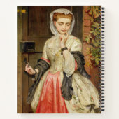 素敵なヴィクトリアン時代の少女 スパイラルノート ノートブック (裏面)