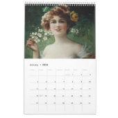 素敵なヴィンテージアート,月カスタム単位 カレンダー (1月 2026)