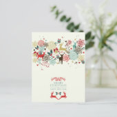 素敵なヴィンテージクリスマスポストカード シーズンポストカード (スタンド正面)