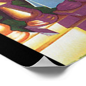 素敵なヴィンテージ旅行ポスター ポスター (角)