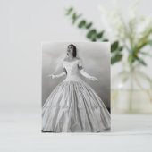 素敵なヴィンテージ花嫁の写真マグカップ、ギフト ポストカード (スタンド正面)