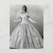 素敵なヴィンテージ花嫁の写真マグカップ、ギフト ポストカード (正面)