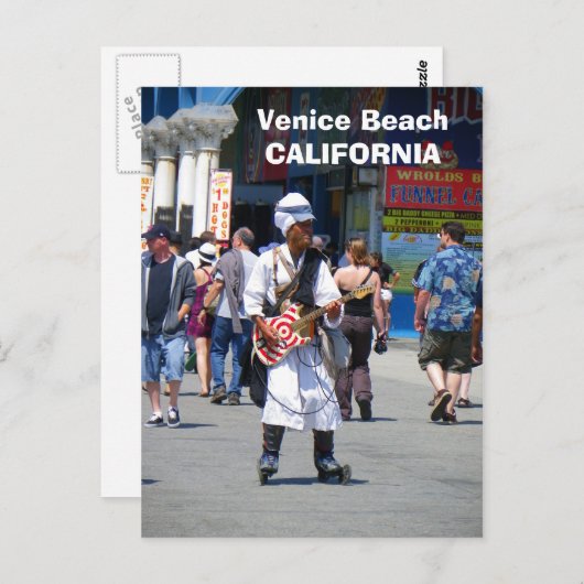 素敵なヴェネツィアビーチはがき！ ポストカード (正面/裏面)