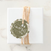 素敵な一年の過ごし方かわいいクリスマス フェイバータグ (インサイチュ)