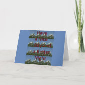 素敵な一日とより良いナイトアートを過ごす カード (正面)