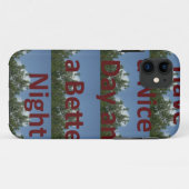 素敵な一日とより良いナイトアートを過ごす Case-Mate iPhoneケース (裏面(横))