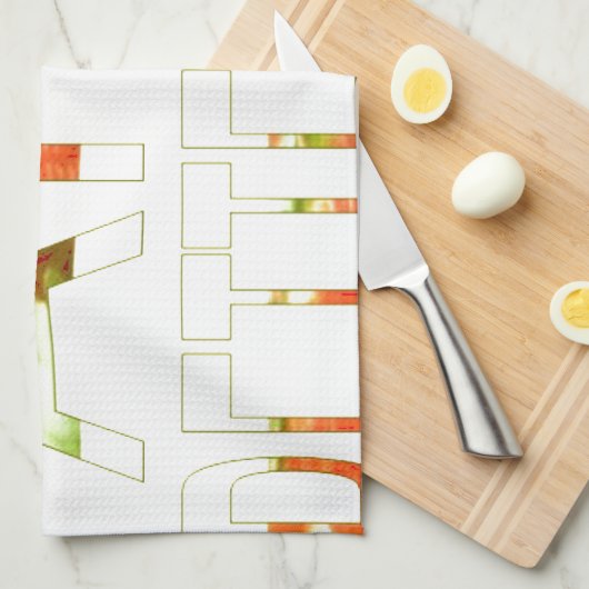 素敵な一日とより良いナイトアートプリント キッチンタオル (四つ折り)