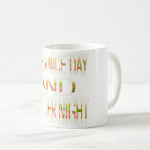 素敵な一日とより良いナイトアートプリント コーヒーマグカップ (正面右)