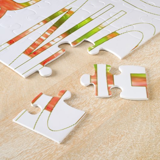 素敵な一日とより良いナイトアートプリント ジグソーパズル (側面)