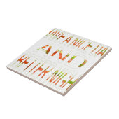 素敵な一日とより良いナイトアートプリント タイル (側面)