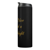 素敵な一日とより良いナイトアートプリント タンブラー (回転右)