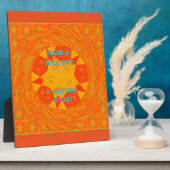 素敵な一日とより良いナイトアートプリント フォトプラーク (側面)