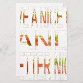 素敵な一日とより良いナイトアートプリント 便箋 (正面/裏面)