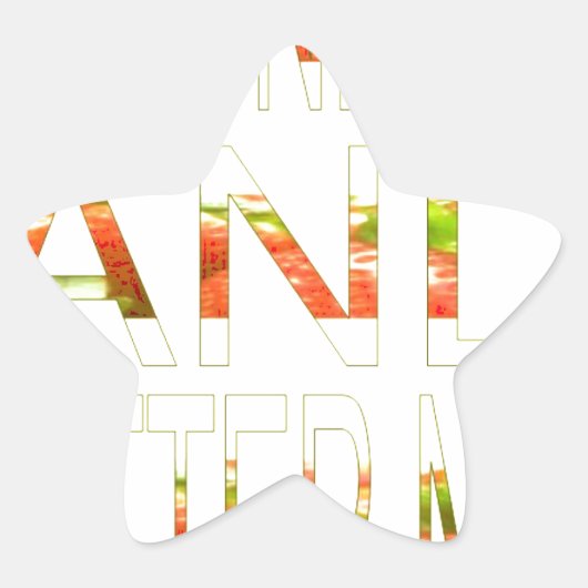 素敵な一日とより良いナイトアートプリント 星シール (正面)