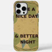 素敵な一日とより良いナイトアートプリント Case-Mate iPhoneケース (裏面)