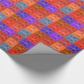 素敵な一日とより良いナイトアートポップ・アートのプリントを持つ ラッピングペーパー (角)