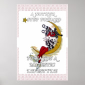 素敵な一日とより良い夜のウィザードアート引用文 ポスター (正面)