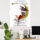 素敵な一日とより良い夜のウィザードアート引用文 ポスター (ホームオフィス)