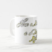 素敵な一日とより良い夜の引用文アートプリント コーヒーマグカップ (正面左)