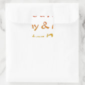 素敵な一日とより良い夜の文字アートデザイン スクエアシール (バッグ)