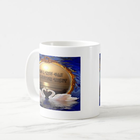 素敵な一日とより良い夜の文字引用文 コーヒーマグカップ (正面左)