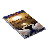 素敵な一日とより良い夜の文字引用文 ノートブック (右側)