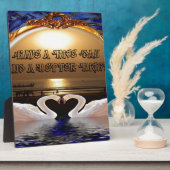 素敵な一日とより良い夜の文字引用文 フォトプラーク (側面)