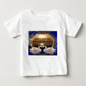 素敵な一日とより良い夜の文字引用文 ベビーTシャツ (正面)