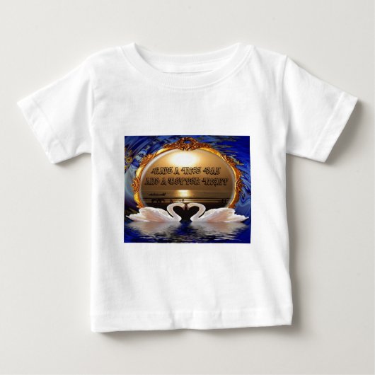 素敵な一日とより良い夜の文字引用文 ベビーTシャツ (正面)