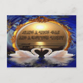 素敵な一日とより良い夜の文字引用文 ポストカード (正面)