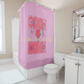 素敵な一日と素敵な夜のシャワーアートを持っている シャワーカーテン (インサイチュ)