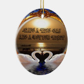 素敵な一日と素敵な夜を過ごす.silver セラミックオーナメント (右)