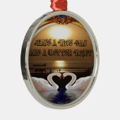 素敵な一日と素敵な夜を過ごす.silver メタルオーナメント (右)