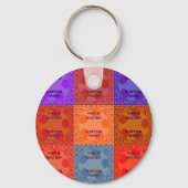 素敵な一日の色を持っている キーホルダー (正面)